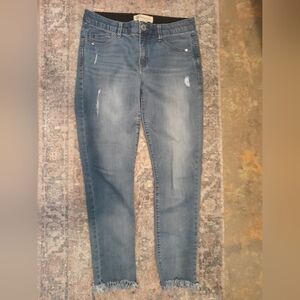 Democracy Women's Faded Blue Skinny Jeans